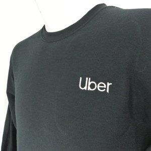 UBER Tech Company Employee Uniform Sweatshirt Black Size XL NWT